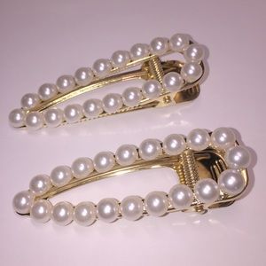ELEGANT PEARL HAIR CLIP